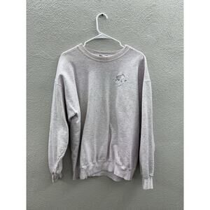 Hanes Sweatshirt Size Unknown Gray Bali Bra Long Sleeve Pullover Crewneck vtg